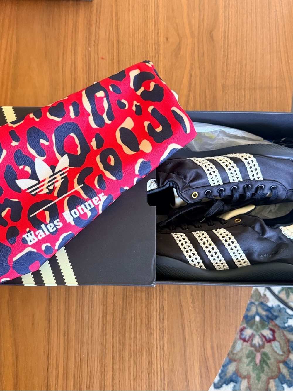 Adidas x Wales Bonner Black Satin Tokyo
